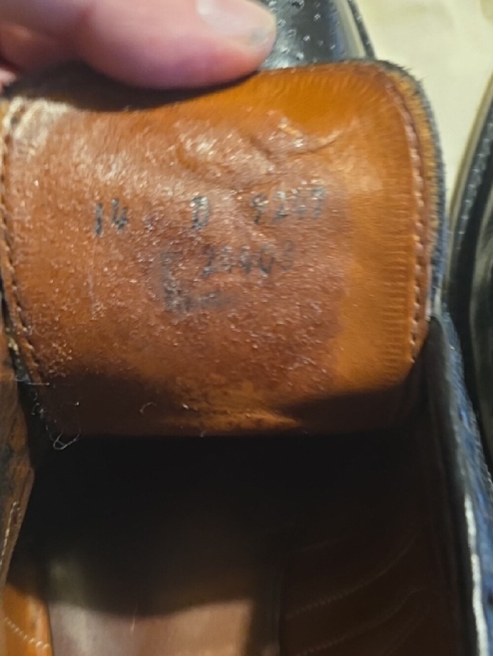 Allen Edmonds Black Leather Wingtip Oxfords - Picture 5 of 7